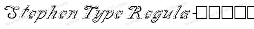 Stephen Type Regula字体转换